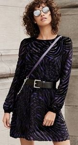 Michael Kors Tiger Velvet Jacquard dress